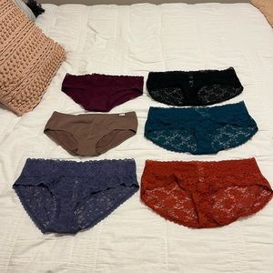 Asst Victoria secret and Auden panties size small/medium